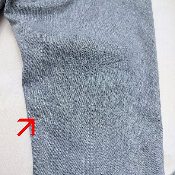 HOLLISTER Distressed Jeans Slim Straight Epic Flex Light Wash Denim Mens 30 x 32 - Picture 9 of 13